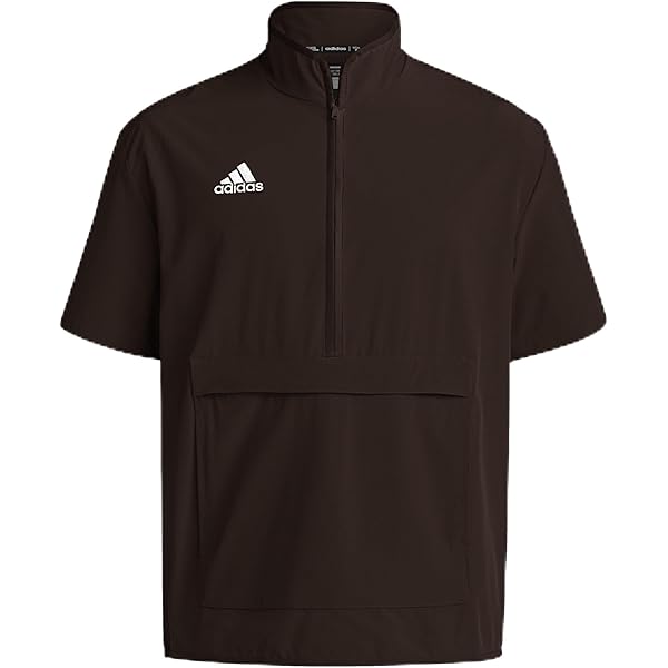 adidas Sideline Short Sleeve Quarter Zip Mens Training Jacket M at